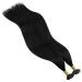 Youngsee 40 cm Black U Tip Hair Extensions - Real Hair Bonding Smooth & Glossy - 50g Hot Fusion #1 - Buy Online on GoSupps.com