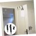 Operitacx 2pcs Caps Coats Holder Hats Black Hat Towel Creative Design Punch Stainless Towels Key - Buy Online on GoSupps.com