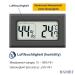 Buy MAPRARI 5x Mini Digital Thermometer & Hygrometer - 2-in-1 Room Temperature & Humidity Measurement - Improved Technology - Set of 5 Black - International Shipping Available - Buy Online on GoSupps.com