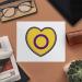 Azeeda Intersex Pride Flag Heart Microfiber Cleaning Cloths - Set of 2 | Perfect for Eyeglasses & Lenses - International Shipping Available - Buy Online on GoSupps.com
