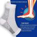 Pain Relief Socks - 2 Pairs Heelsium Neuropathy Compression Sleeves for Foot & Heel Pain - Arch Support - Small-Medium White - Buy Online on GoSupps.com
