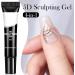Sculpting Nail Gel 5D Clear Nail Art Gel - Transparent Manicure Supplies for Beginners Women and Events - Buy Online on GoSupps.com