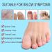 10 Pack Silicone Toe Protection Sleeves - Breathable Toe Caps for Blisters Hammer Toe & Pain Relief - Beige - Buy Online on GoSupps.com