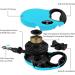Philorn 5m Retractable Dog Leash - Flexible One-Button Blocking Non-Slip Handle Reflective & Safe for Medium to Large Dogs (Up to 50kg) - Blue Color - Buy Online on GoSupps.com