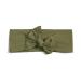 Kitsch Cotton Headband Set - Eco-Friendly Adjustable Tie Headbands for Women | Bow Hair Band & Cotton Head Band | Stylish Head Band Tie for Girls | 2pc Set (Moss) - Buy Online on GoSupps.com