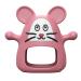Little Pixy Wearable Never Drop Silicone Baby Teether Toy for 0 to 6 Months Old Baby  Hand Pacifier  Baby Chew Toys  Baby Essentials for Newborn  Sensory Toy  Car Seat Toy for New Born  Pink