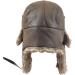 Janey&Rubbins Russian Fur Ushanka Cossack Hat - Large Brown/Leather - Buy Online on GoSupps.com
