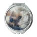 Mirror Travel Mirror Dog Pet Animal Cute Puppy Canine Happy Happy Dog Pocket Mirror portable mirror