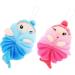 Angoily 6 Pcs Cartoon Bath Sponges for Kids | Mesh Pouf Bath Balls | Fun & Safe Shower Loofah for Bathing & Cleaning - Buy Online on GoSupps.com