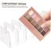 Housoutil Eye Shadow Storage Box Clear Cosmetic Case Makeup Stand Organizer Makeup Pallet Countertop Organizer - Buy Online on GoSupps.com
