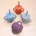 Mengdababy Sippy Cup for Toddler | 3-in-1 Silicone Straw Cup | 7oz Copper Coin Red | BPA Free | Dishwasher & Microwave Safe - Buy Online on GoSupps.com