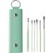 Fovolat Earwax Removal Tools | Ear Removal Tool Ear Wax Curette | Stainless Steel Ear Cleaning Tool Set with Storage Box for Adults Men and Women Light Green - Buy Online on GoSupps.com
