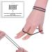 Anderk 300-Piece Hair Tie Set | Elastic Headbands for Thick Curly Hair | 5 Color Ponytail Holders & Accessories for Women & Girls - Buy Online on GoSupps.com