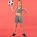 Poroka Girls 6 Pack Dry-Fit Running Shorts for Kids 8-9 Years - Active Performance Summer Sports Shorts with Drawstring Pocket in Various Colors - Buy Online on GoSupps.com
