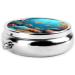 Buy Coral Fish Underwater Round Pill Box | 3 Compartment Portable Travel Organizer for Purse & Pocket - International Shipping - Buy Online on GoSupps.com