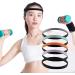 5 Non-Slip Elastic Sports Headbands for Women & Men - Silicone Hair Bands for Yoga & Golf - Buy Online on GoSupps.com