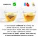 Th Fonming Oolong Lact Sachets Individuels Infusion Chaude ou Froide Sans Sucre L g rement Caf in Saveur Cr meuse Th Bien tre Quotidien - Buy Online on GoSupps.com