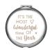 Personalized Engraved Compact Mirror for Women Wonderful Gifts for Her Mom Girlfriends Wife Daughter Grandma Friends Coworker Unique Memorable Gifts for Birthday Thanksgiving Christmas Anniversary