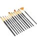Transon Art Painting Brush Set - 12 Assorted Brushes for Acrylic, Watercolor, Gouache Hobby Painting - Buy Online on GoSupps.com