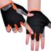 BCBF 1 pair children bicycle gloves children sports riding gloves bicycle gloves for children bicycle gloves padded fingerless street riding gloves for training rowing skiing (5-12 years)