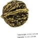 Buy Copper Walnut Acupuncture Massage Balls - 2 Pairs Foot Massager & Brass Decor - Golden 3.5cm - Buy Online on GoSupps.com