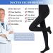 Evolyline 20-30 mmHg Compression Tights for Women & Men - Closed Toe Pantyhose for Varicose Veins & Edema - Black - Buy Online on GoSupps.com
