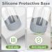 Rionisor Glass Spray Bottles with Silicone Sleeve Protection Empty 16 oz Refiilable Containers Reusable Spray Bottles with Adjustable Nozzle for Hair Cleaning Solutions Essential Oils 1 Pack Grey 1 Pack Green grey - Buy Online on GoSupps.com