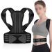 Buy Adjustable Posture Corrector & Back Brace for Adults & Kids - Spinal Support Neck & Clavicle Trainer - Improve Hunching & Bad Posture (Large Black - Buy Online on GoSupps.com