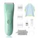 Baby Hair Clippers Ceramic Blade Kids Hair Trimmer Ultra-Quiet 2.0 Baby's Hair Trimmer IPX7 Water-Proof Kids Haircutter Fast Charging Long Battery Life. (Green)