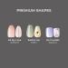 Buy KISS imPRESS No Glue Mani Press-On Nails | Premium Visions Green Almond Shape Medium Size - 30 Nails + Prep Pad & More - Buy Online on GoSupps.com