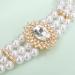 Vintage 1920s Pearl Necklace with Crystal Beads - Bridal Multi Layer Jewelry for Women & Girls - Buy Online on GoSupps.com