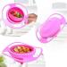 Vokmon Baby Universal Gyro Bowl - Non-Spill Feeding for Toddlers | 360 Rotation Toddler Magic Bowl (Pink) - Buy Online on GoSupps.com