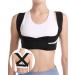 posture corrector for women adjustable back brace Breathable Back Support straightener Improve posture (Medium)
