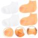 FOMIYES 4 Pairs Exfoliating Moisturizing Socks Feet Care Socks Features Socks for Women Lotion Gloves Overnight for Women Spa Socks for Dry Feet Foot Spa Socks Sebs Dedicated Miss - Buy Online on GoSupps.com