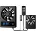 Muflydo Reptile Ventilation Fan Intelligent Reptile Temperature Gauge with LED Display | Strong Wind Ventilation Fan Low Noise Reptile Temp and Humidity Gauge for Vivarium Dragon Lizard B: Celsius ( ) - Buy Online on GoSupps.com