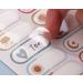 Penta Angel Self-Adhesive Baby Bottle Labels for Daycare - Waterproof Write-On Name Stickers for School Supplies - 64 Pcs Boho Design - Buy Online on GoSupps.com