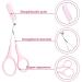 1 Pieces Eyebrow Scissors and Tweezer Kit Professional Eyebrow Trimming Scissors Modeling Eyebrow Scissors with Comb with 1 Piece Eyebrow Tweezers (Pink) - Buy Online on GoSupps.com