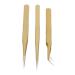 Graft Eyelashes Tweezers Ergonomic Manicure Tweezers Strong Biting Strength Exquisite Acid Proofing Antimagnetic for Manicure for Graft Eyelashes for DIY