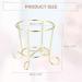 VOCOSTE 3pcs Flower Basket Stand Makeup Sponge Holder - Gold Tone Cosmetic Drying Stand & Egg Case - Buy Online on GoSupps.com