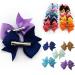 20-Piece Girls' Hair Clip Set - Soft Satin Ribbon and Metal Construction - Assorted Colors