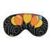 Happy Birthday Balloon Sleep Mask Eye Cover for Sleeping Blindfold with Adjustable Strap Blocks Light Night Travel Nap for Men Women