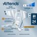 Attends Advanced Briefs | Large 24 Count (Pack of 3) | Adult Incontinence Care with Dry-Lock Technology - Buy Online on GoSupps.com
