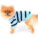Buy Paidful Striped Dog Shirt for Small & Medium Dogs | Breathable Summer Tank Tops with Heart | Pet Clothing for Chihuahua Yorkie & Puppies (Blue L) - Buy Online on GoSupps.com