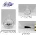Agidea 10ml Empty Nail Polish Bottles - Gold Top 6 Pack Refillable Glass for Nail Art - Includes Funnel & Mixing Balls - Buy Online on GoSupps.com