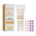 Sun Cream with SPF 90 Comes with Sunscreen Test Patch Sunblock Factor 90 Sun Lotion Cream for High Sun Protection SPF 90 Moisturising Sunscreen for Face Oil Free Sun Cream for Daily Use Travel(40g)