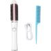 Portable Curling Iron Brush - USB Cordless Hair Curler Comb with 3 Temperature Settings | Prevents Static & Scalding | International Shipping Available - Buy Online on GoSupps.com