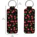 Lip Balm Keyring for Women Girls Clip on Elastic Chapstick Sleeves Cherry - Buy Online on GoSupps.com