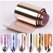 EBANKU 10 Rolls Metallic Color Holographic Nail Foil Transfer Sticker Nail Foil Adhesive Sticker Nail Art Tips Warps Shining DIY Stickers Nail Decorations for Nail Art Decoration DIY and Salon - Buy Online on GoSupps.com