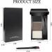 Erinde Eyebrow Powder Makeup Palette 3 Colors Brow Powder Palette w/ Brush Dark & Light Brown Eyebrow Tinted Powder Filler to Shape Natural Eyebrows Long-Lasting Waterproof Eyebrow Makeup Kit #Black Brown - Buy Online on GoSupps.com