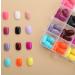 288pcs Short Fake Acrylic Nails Set with Glue - Glossy Full Cover False Nails for Women - 12 Colors Short Stick On Nails - DIY Home Nail Art Kit - Buy Online on GoSupps.com